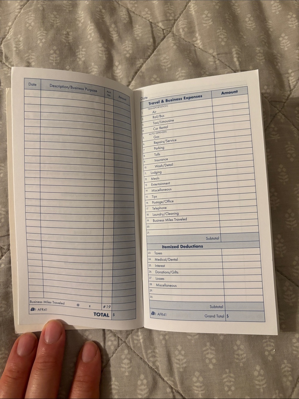 Expense Record Books - Picture 2 of 7